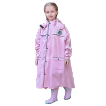 Childrens raincoat for primary school students girls whole body waterproof new style with school bag boys and older childrens school poncho