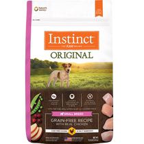 Instinct natural Bailey dog ​​food imported grain-free chicken small dogs 5kg