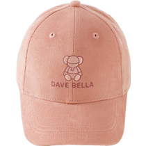 David Bella childrens cotton hat 2024 boys new sports baseball cap girls autumn peaked cap childrens hat