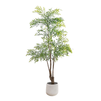 Nantian bamboo hydroponic green plants flame red water potted indoor flowers fresh cut branches hanging bell horse drunk wood flat plant