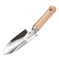 Worry-free farmer home gardening shovel with scale flower planting tool household small shovel stainless steel spade flower potting