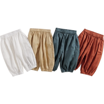 (Lufu) Mark Jenny 2024 new summer girls 100% natural linen bloomers