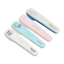 Thermos Childrens Tableware Chopsticks Yuanbao Spoon 316L Stainless Steel Portable Students for Dining and Office Workers