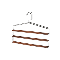 Shunyi Light Luxury Trouser Rack Home Student Dormitory Clothes Rack Seamless Clothes Hanging Wardrobe Clothes Rack