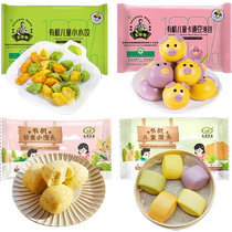 Jiuzhou Fengyuan childrens instant breakfast set (childrens steamed bun 1 bean paste bun 1 quinoa steamed bun 1 small dumpling 1)