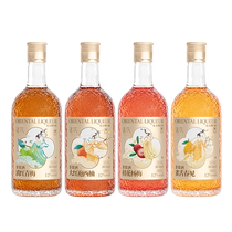 Luoyin tea fruit wine green plum wine bayberry wine grapefruit wine 305ml*4 bottles of girls low-alcohol sweet wine 12 degrees