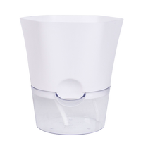 Shenbang lazy automatic water-absorbing flower pot transparent plastic with cotton rope simple indoor water-free pothos hydroponic flower pot