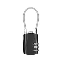 Cabe Wire Password Padlock University Dormitory Cabinet Lock Small Luggage Baggage Outdoor Waterproof Rust Car Basket Lock