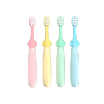Rice Guest Children Fine Soft Hair Toothbrush 2-6 Year Old Small Head Care Teeth 8 Support Tooth Change Training Cleaning Toothbrush