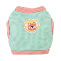 Cartoon Patch Vest Clothes Dog Summer Anti-Shedding Puppet British Shorthair Blue Cat Pet Summer Thin Style