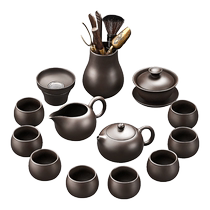 Tang Feng Zisha Kung Fu Tea Set 2024 New Light Luxury High-end Zisha Pot Tea Special Tea Cup