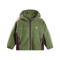 ebaer childrens lightweight polar fleece jacket 2024 autumn new style boys anti-cold jacket girls contrasting tops