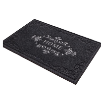 Entrance door black floor mat home high-end door mat exterior carpet entrance waterproof foot mat 1 piece