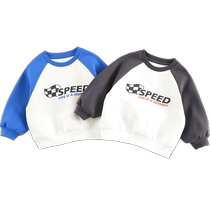 Mark Jenny boys functional racing raglan sleeve sports sweatshirt childrens cool top autumn new style