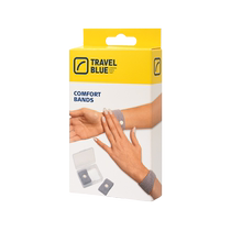 TravelBlue Blue Travel Stress Reduction Wristband for Car and Boat Anti-Dizziness and Morning Sickness Decompression Wristband Physical Anti-sickness