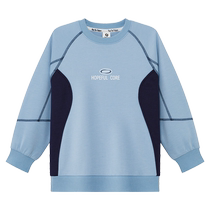 Zuoxi Boys Sweatshirt 2024 Autumn New Childrens Loose Autumn Clothes Primary School Students Spring and Autumn Style Boys Pullover Childrens Clothes