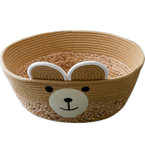 Cartoon rattan cat nest universal semi-enclosed spring and summer mat handmade rattan dog pet nest mat