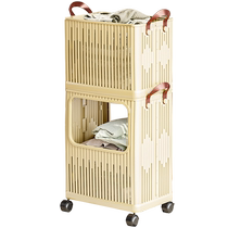 Xingyou Dirty Clothes Basket Home Foldable Dirty Clothes Basket Large Capacity Clamped Clothes Bathroom Dirty Clothes Storage Basket