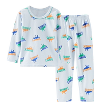 European Pregnant Boys Autumn Clothes Autumn Pants Boys Baby Autumn Clothes Set Autumn and Winter Childrens Pure Cotton Thermal Underwear