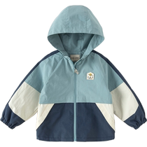 Veste pour enfants Davibella 2024 nouvelle robe de printemps garçon avec chapeau blouses CUHK enfant décontracté pare-brise