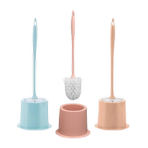 Toilet brush with base Home Soft gross cleaning brush No dead angle Long handle toilet wash toilet brush