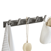 Kabe light lavish hanging clothes hook door rear Xuanguan bathroom gun gray hanging clothes hanger kitchen hook free from punching toilet wardrobe