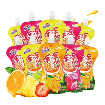 () pro-pro-succion jelly coconut fruits peut sucer jus de fruits viande de fruits 150gx10 enfants en-cas de collation