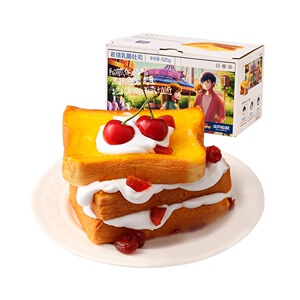 88VIP会员：13.25元包邮 三只松鼠 岩焗乳酪吐司 520g