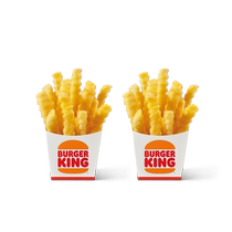(Thursday King Madness) Burger King 2 servings of crinkle fries (small) single redemption coupon electronic redemption coupon