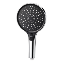 Super-pressurized shower head for bathroom household bathroom heater shower head with large water output shower head set