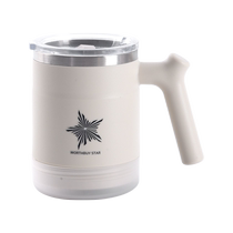 Ward Baihui 304 stainless steel mug high-end light luxury drinking cup with lid and spoon office coffee cup