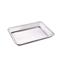 Shangbaijia barbecue plate deep stainless steel tray household plate grilled fish plate dinner plate two steaming plates