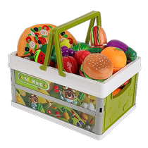 Maison de jeu pour enfants cadeau du nouvel an jouet de cuisine pour filles coupe de fruits amusant bébé peut couper un ensemble de légumes simulés