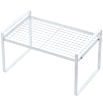 Japan imported kitchen desktop storage rack countertop layered storage rack sink cabinet inner partition spice bowl rack