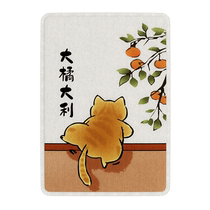 Qioh cat scratching board wear-resistant and non-shedding vertical wall sticker cat scratching claw on the wall anti-cat scratching sofa protective mat toy