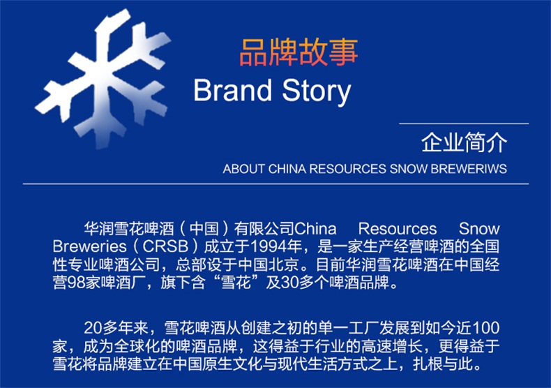 天猫超市 雪花 勇闯天涯 冰爽啤酒 500ml*12听 图6