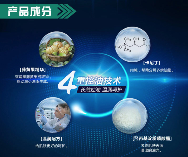 妮维雅 男净油精华抗痘洗面奶 150g*2瓶 有明显凉感 图2