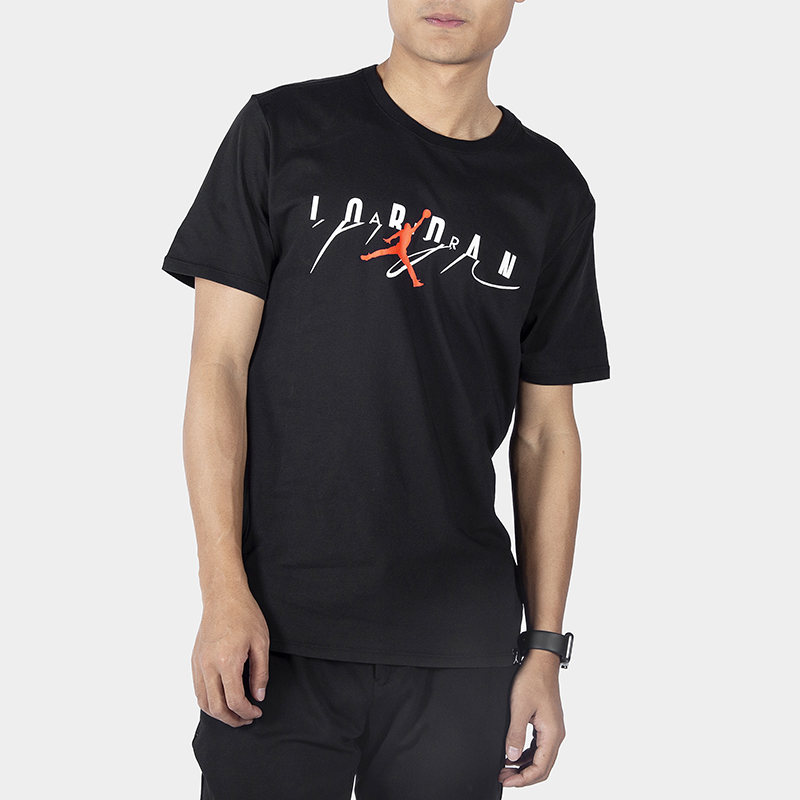 Áo thun thể thao nam NIKE AIR JODRAN AJ Casual cổ tròn bóng rổ tay ngắn 916137-011-101 - Áo phông thể thao áo thun nam thể thao