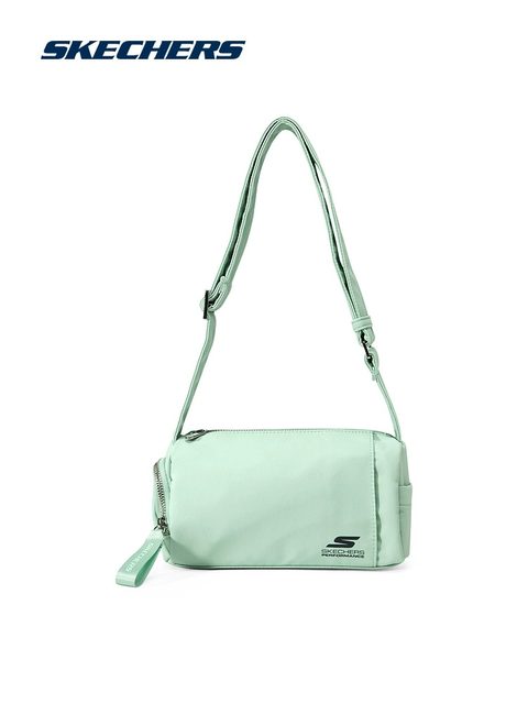 ກະເປົາກິລາ Skechers crossbody bag mini toast bag ຂອງຜູ້ຍິງທີ່ເຂົ້າກັນໄດ້ແບບສະບາຍໆ ໃໝ່ກັນນ້ຳກັນນ້ຳໄດ້