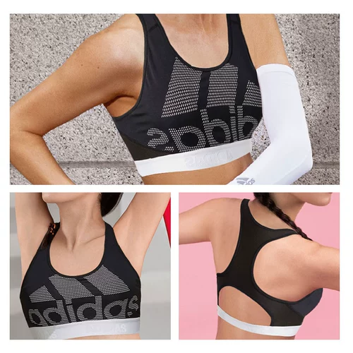 Adidas, спортивный бюстгальтер, поддерживающее нижнее белье, бюстгальтер пуш-ап, корсет для йоги для спортзала, майка топ, бюстгалтер