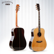  Japan Sakura 41 inch high-end full veneer folk acoustic guitar red pine solid wood veneer rounded corners