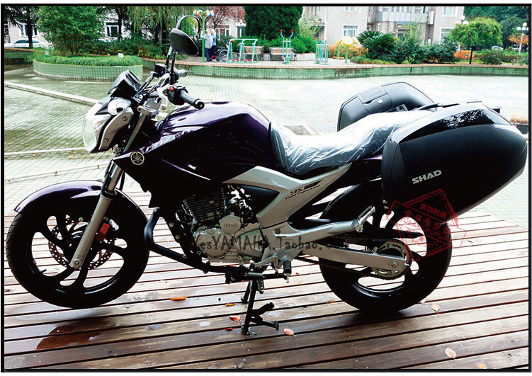 Yamaha YS bay tới 250 ngày kiếm vua YBR250 ụ kệ bên khung khung bên khung hộp Xia De SHAD hộp đuôi - Xe gắn máy phía sau hộp thùng đựng đồ gắn đuôi xe máy