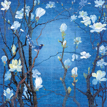 Jigsaw Chinese painting style national tide decoration Magnolia Square fine pen 1000 pieces adult puzzle adult gift