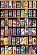 Soda can wooden adult puzzle 1000 pieces puzzle adult puzzle gift import quality