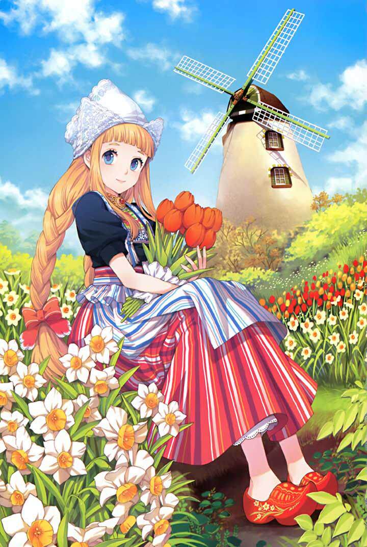 Illustration Masterpiece Dutch Love Wooden 1000 Piece Puzzle Imported Wood Adult Puzzle