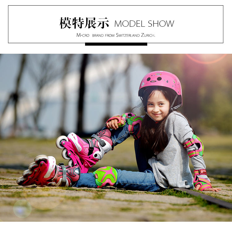 Migao K9 thiết bị bảo vệ 6 bộ giày trượt trẻ em bảo vệ giày trượt patin xe tay ga bảo vệ thiết bị bảo vệ toàn bộ - Dụng cụ thể thao găng tay tập gym adidas