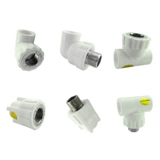 PPR горячие и холодные аксессуары для труб PPR Три -линк внутренние и внешние шелковые аксессуары с прямым кольцом