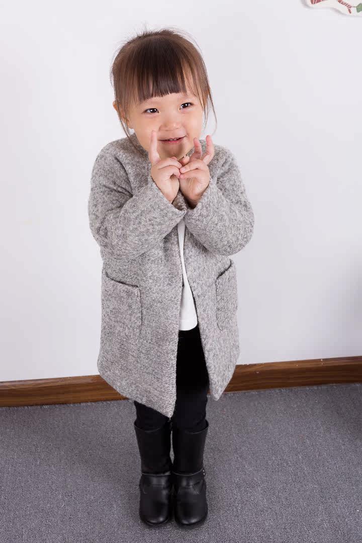 Manteau pour fille en laine - Ref 2162397 Image 5