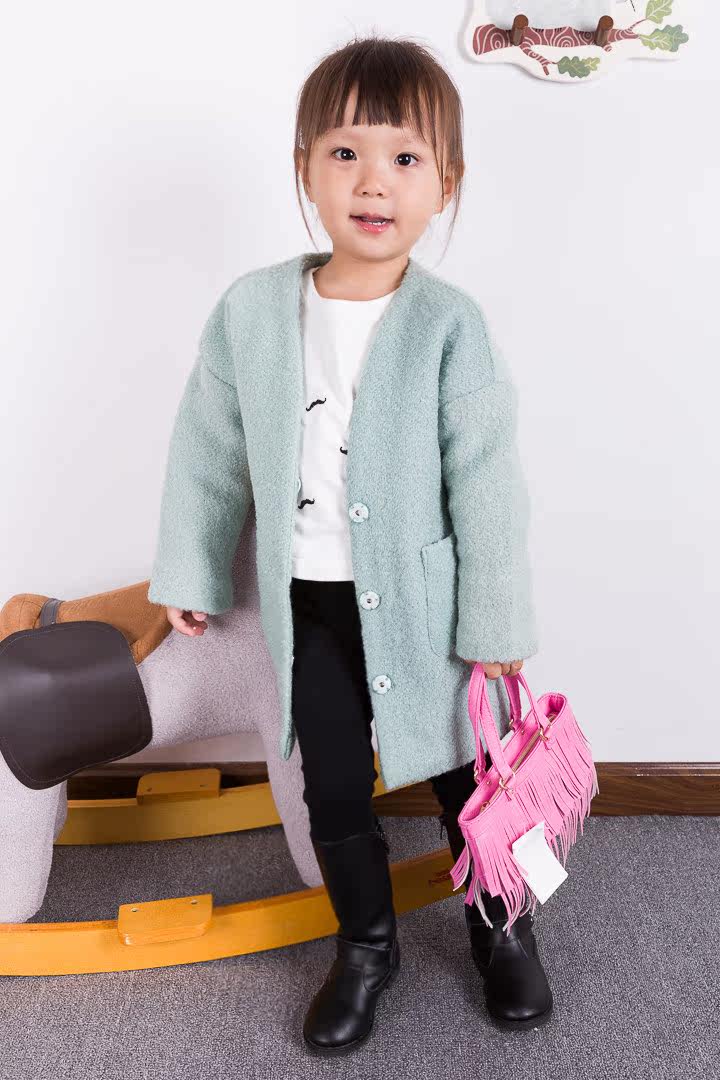 Manteau pour fille en laine - Ref 2162397 Image 9