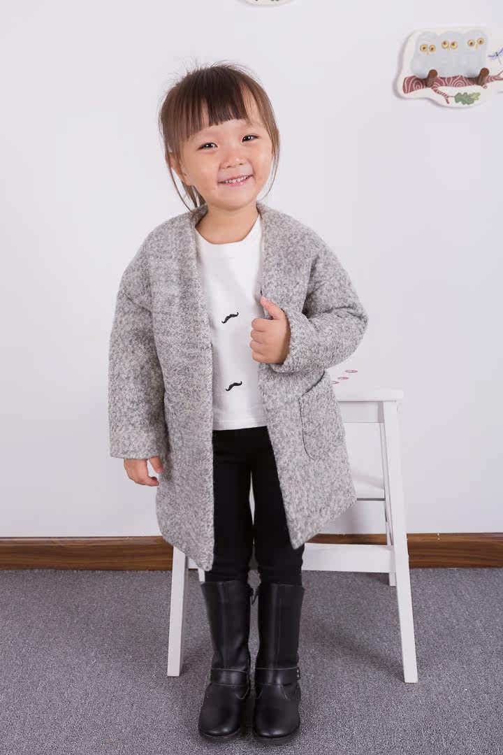 Manteau pour fille en laine - Ref 2162397 Image 7